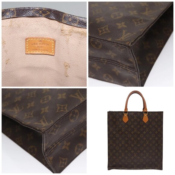 LOUIS VUITTON Monogram Sac Plat Hand Bag - Picture 11 of 14